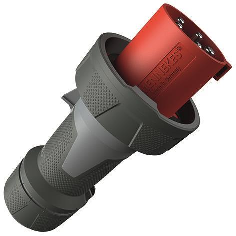 Mennekes PowerTOP Xtra 63A 5P 6H 13212 ** 400V IP67 CEE Stecker vernickelte Kon