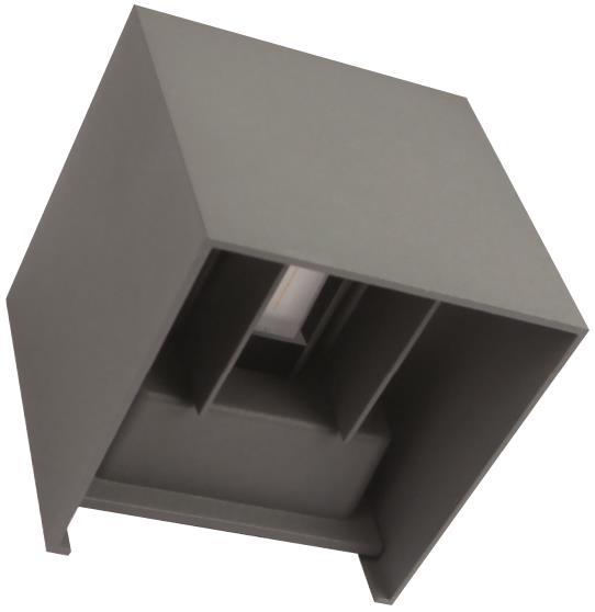 Megatron MT WING+ Up&Down GR MT68002 Fassadenleuchte 4,5W IP54 500lm 3000K