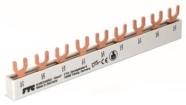 FTG Gabel E 9 3-polig 10qmm ES30910 Sammelschiene Eurovario