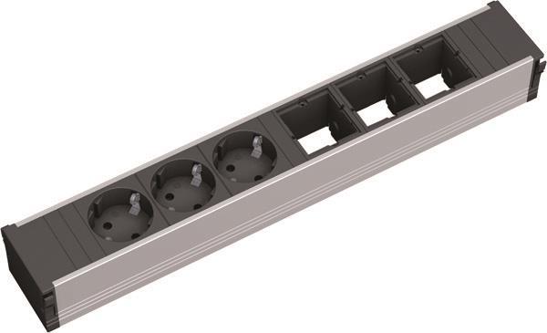 Bachmann CONI 3xSchuko 3xABD 912.006