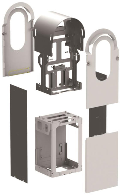 Schneider EVlink Pro AC Metal EVA1RFKS2 Kit Boden 2LP