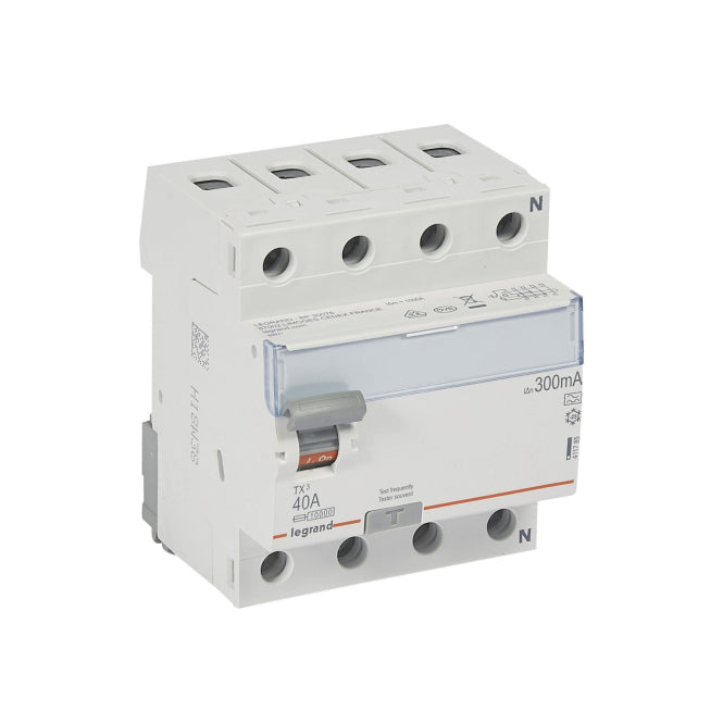 Legrand 411785 TX3 Fi-Schalter 40A 4-polig 300mA Typ A 400VAC 4TE