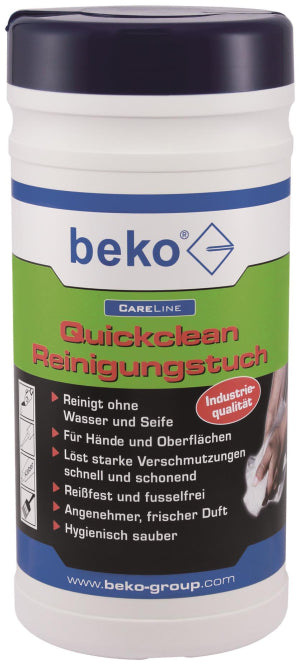 BEKO CareLine Quickclean 2993100 Reinigungstuch (100 Tücher pro Box)