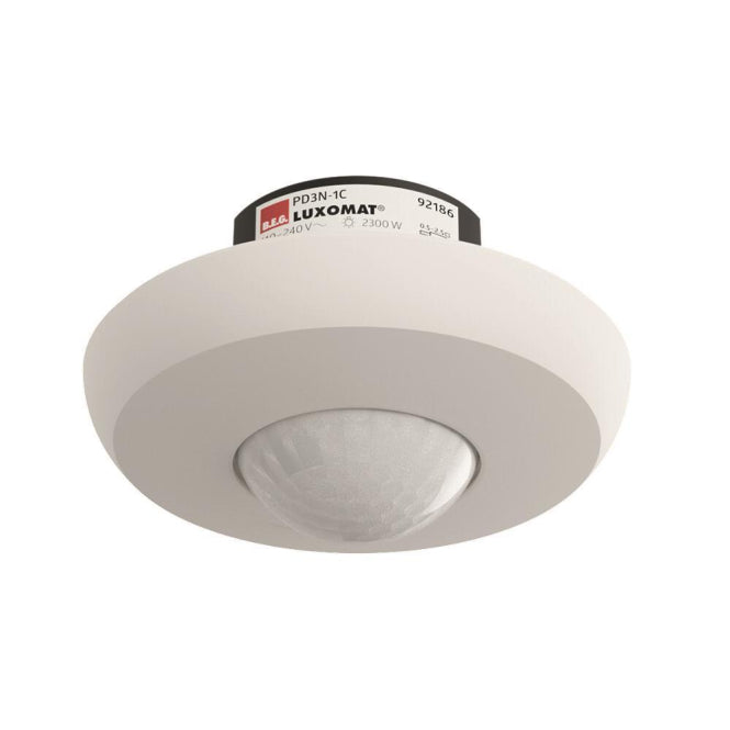 BEG Präsenzmelder PD3N-UP-1C 92186 RAL9010 LUXOMAT 1 Kanal Unterputz