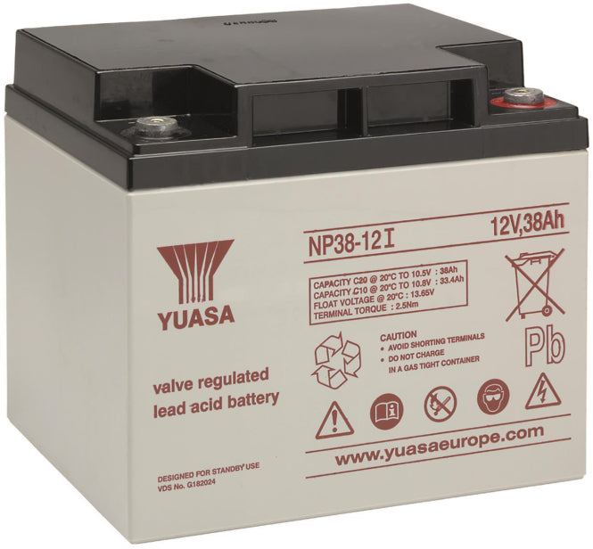 Yuasa Bleiakku 12V YBL12/38I NP38-12I 38Ah M5 VDS wartungsfrei