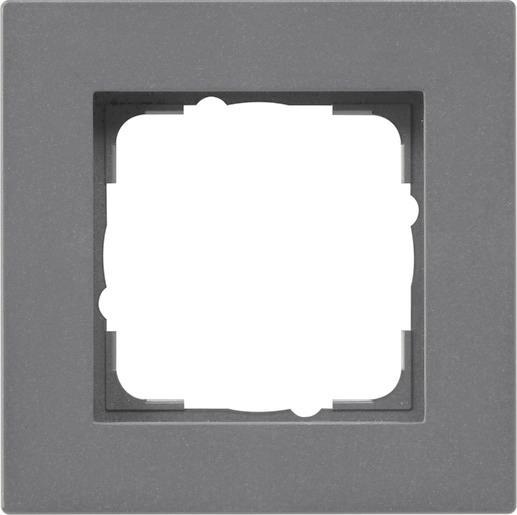 GIRA 0211235 Abdeckrahmen 1fach flach E2 Anthrazit