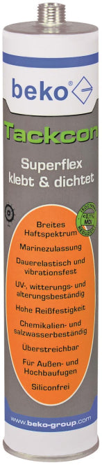 BEKO Einkomponenten-Kleber grau 2403103 !!! 310ml Kartusche Tackcon Shore 45