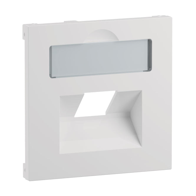 Legrand 765158 SEANO Abdeckung 1x RJ45 f Datendosen Fremdfabrikate Ultraweiß