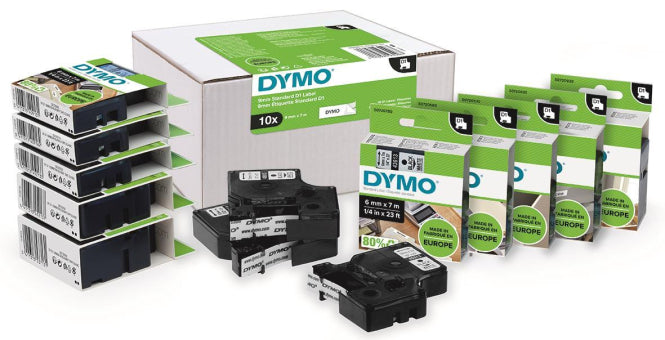 DYMO D1-Schriftband S0720930 24mm x 7m schwarz auf weiß