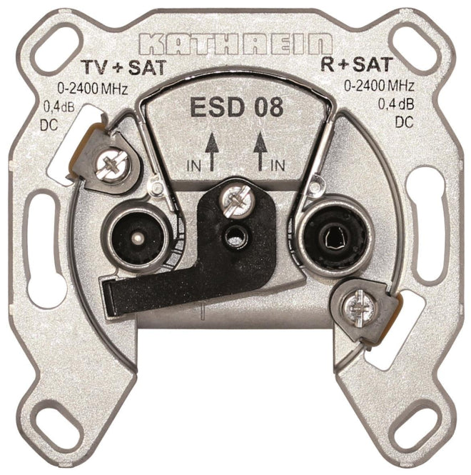 KATH Antennendose Stich 2fach ESD 08 0,15-2400MHz AD:0,5dB