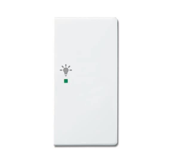 BJ Wippe rechts 2-fach Symbol 6231-22-84 Licht Busch-free@home studioweiß