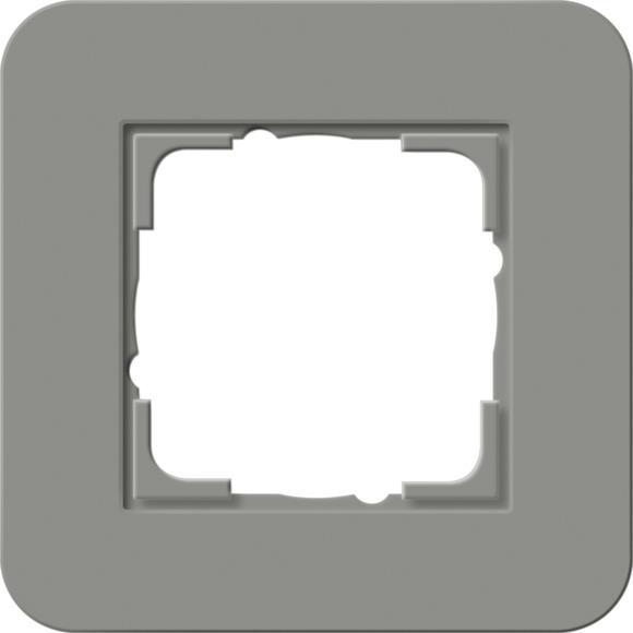 GIRA 0211423 Abdeckrahmen 1fach E3 Dunkelgrau/Anthrazit Soft-Touch