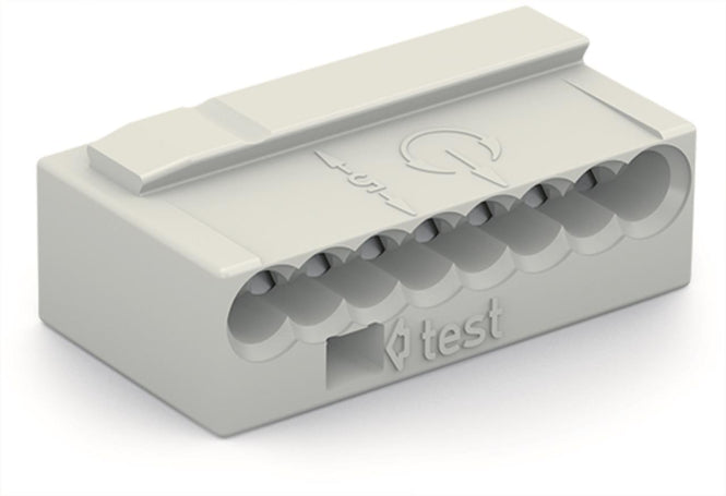 WAGO 243-308 MICRO-Verbindungsdosen- klemme,für eindrähtige Leiter,Ø 0,8 mm