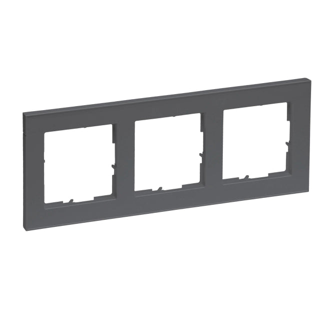 Legrand 765483 SEANO+3-fach Rahmen in der Farbausführung Anthrazit lackiert