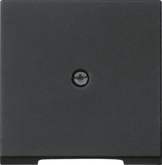 GIRA 0274005 Abdeckung Schnurableitung VDo System 55 Schwarz matt (lackiert)