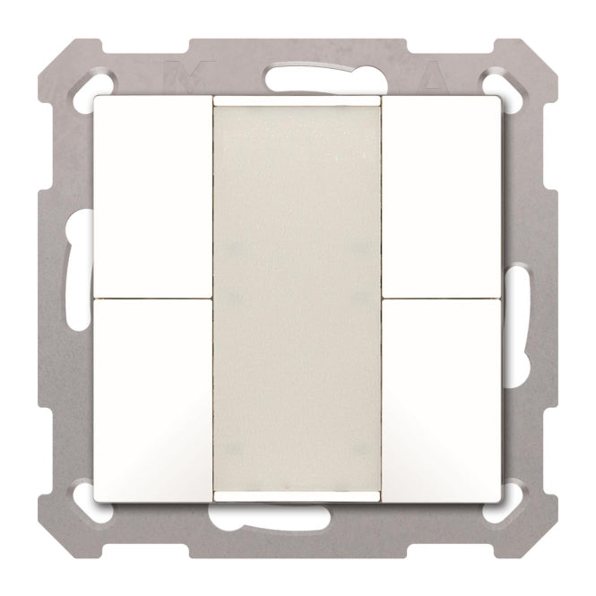 MDT BE-TA5504.G2 Taster 55 4-fach Reinweiß glänzend