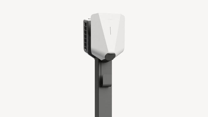 Easee BasePR 80x80 2-Way ZWEI-WEG Stele zum Anbringen von 2 Easee Boxen