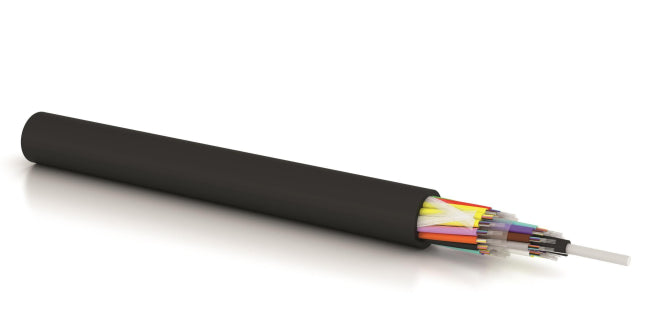 LWL A-DQ(ZN)B2Y 24G50/125 OM4 (2x12) LWL-Außenkabel 2,7 KN, schwarz