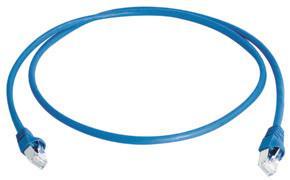 TG Patchkabel S-FTP 0,25m L00000A0233 FS500 MP8 LSZH blau Cat6A 500MHz Iso EA