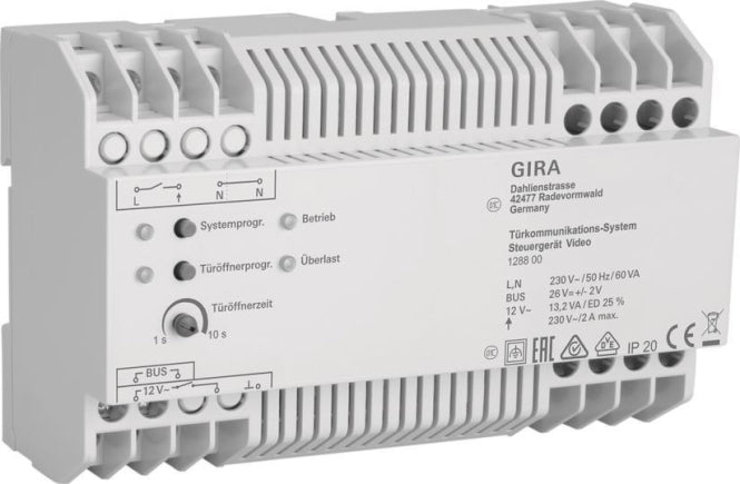 GIRA 128800 Steuergerät Video REG