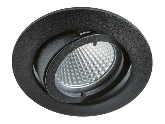 RUTEC Einbaustrah. mattschwarz ALU55372M schwenkbar DA68mm o.Sprengring f.LM 50mm