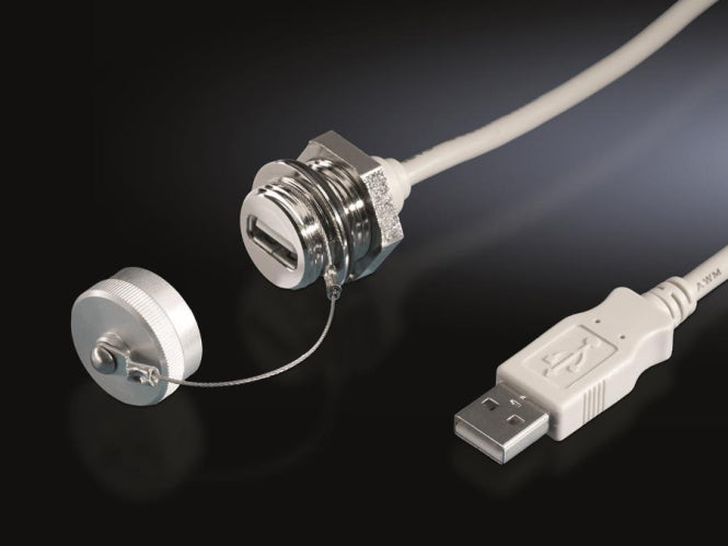 Rittal USB-Verlängerung 1,0m SZ 2482220 Bauform A m.Wandanschluss