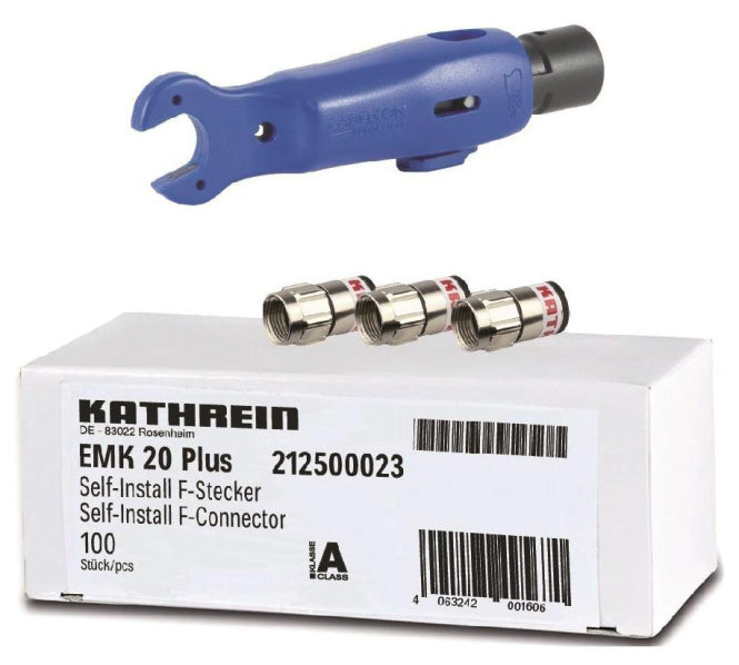 KATH SelfInstall-Stecker-Set ZAH 15 PLUS Plastik-Box, 100x EMK 20 und ZAW 16