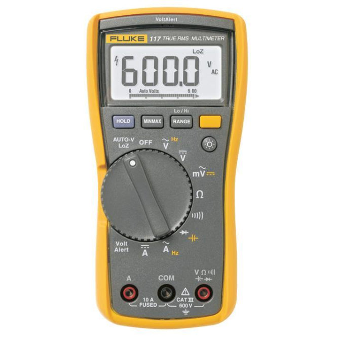 Fluke 117 EUR Echteffektiv DMM 6000dig AC/DC-Strommessung 2583647