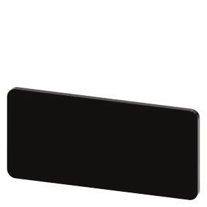 Siemens 3SU19000AC160AA0 Bezeichnungs- schild 12,5x27mm sw o.Aufschrift