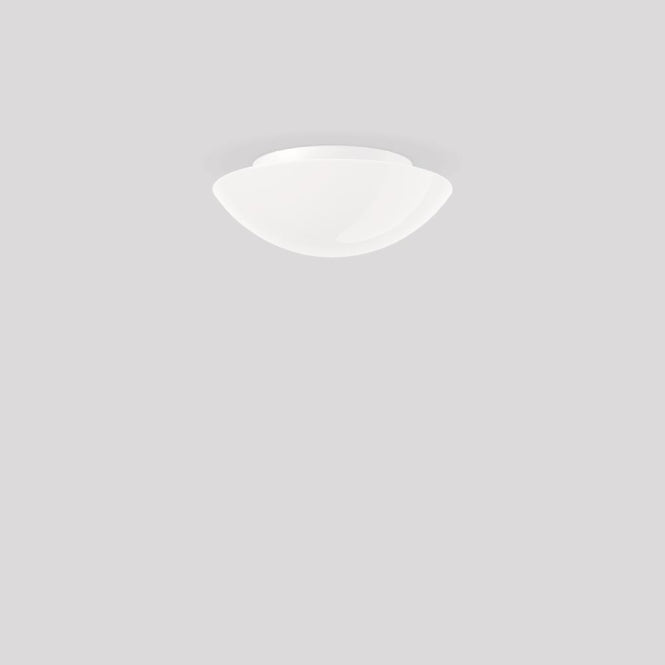 RZB Flat Basic IP43 E27 75W 211006.002 D=300mm H=106mm Opalglas