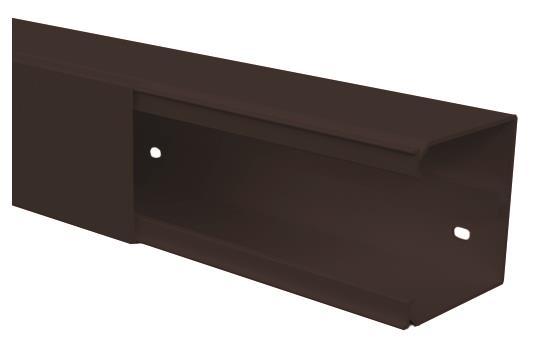 GGK Kanal LFG 60x60 1043 braun mit Montageschiene