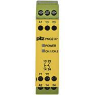 Pilz PNOZ X7 24VACDC 2n/o 774059 Sicherheitsschaltgerät