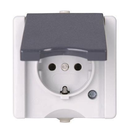 KOPP APWG proAQA Schuko 947456005 1fach grau