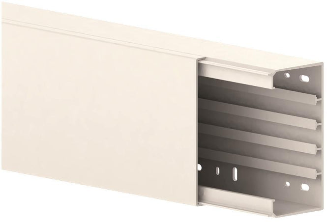 GGK Kanal FB 80x150 1491 cremeweiss mit 2 DIN-Montageschienen