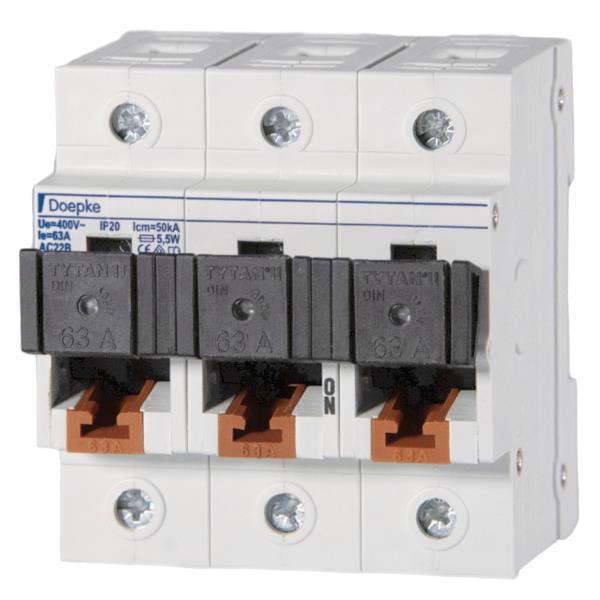 Doepke Tytan II D0-63-3/E 09980100 Lasttrennschalter 09980100