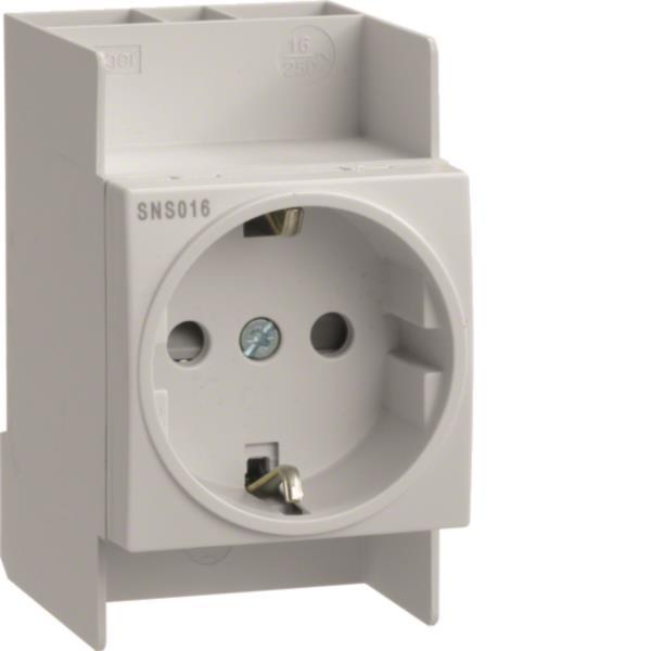 Hager Steckdose 16A 250V 2,5PLE SNS016 QuickConnect