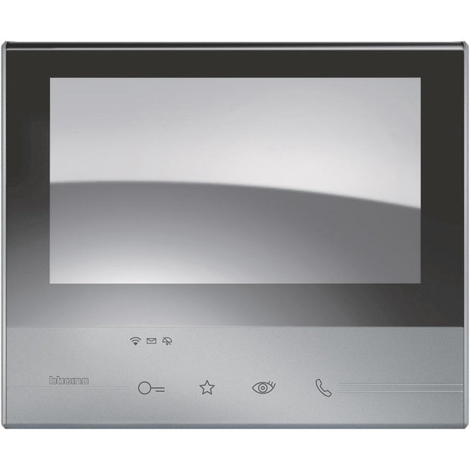 BTicino 344643 CLASSE300 X13E Hörerlose Video Hausstation Schwarz m.7z LCD-Touch