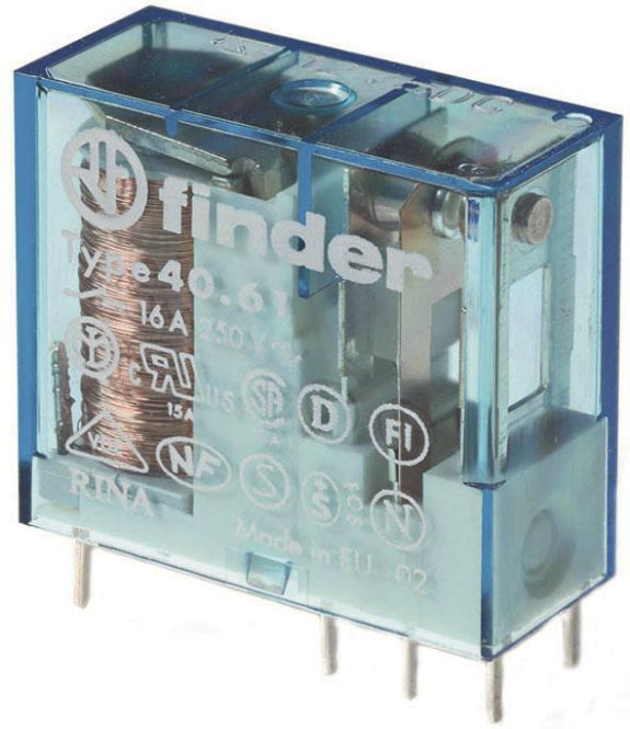 Finder Steck-/Printrelais 40.61.7.024.4000 1W 16A 24VDC