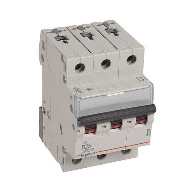 Legrand 403404 TX3 LS-Schalter B 25A 3-polig 6kA 400VAC 3TE