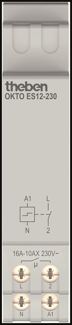 Theben Stromstoßschalter OKTO ES12-230 elektronisch 1S 230VAC 3120130