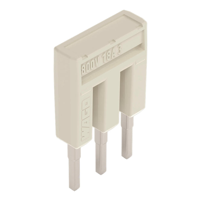 WAGO 2001-403 Brücker,3-fach,isoliert,lichtgrau