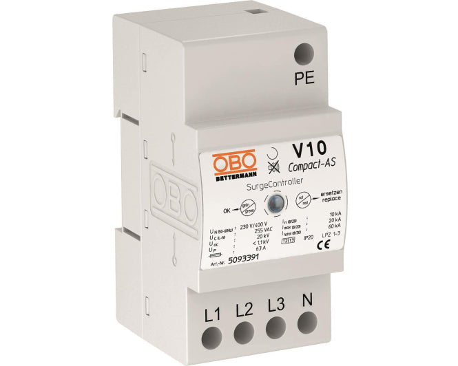 OBO V10 COMPACT-AS V10 Compact m.Akustiksignalisierung 255V 5093391