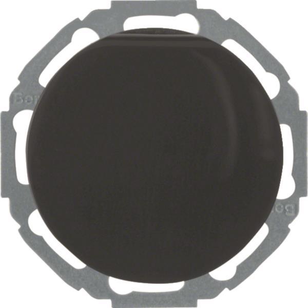Berker Steckdose SCHUKO 47442045 R.1/R.3/R.Classic schwarz, glänzend