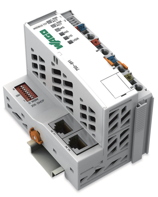 WAGO 750-891 Controller Modbus TCP,4. Generation,2 x ETHERNET