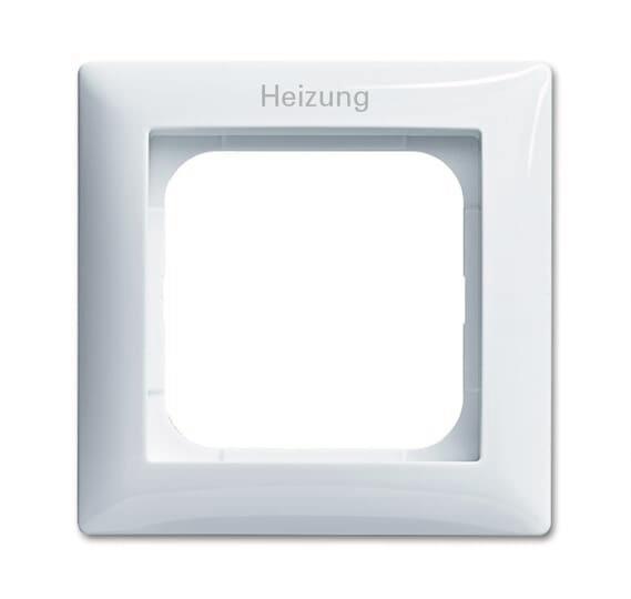 BJ Rahmen 1-fach Heizung 1721 JH-914 alpinweiß