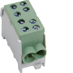 Hager Hauptleitungsabzweigklemme KH35E 1polig 2x35-2x25qmm IP20 Farbe:Grün