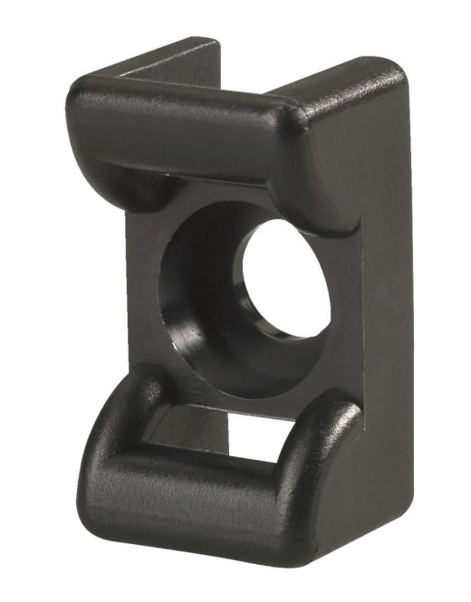Hellermann KR6G5-PA66W-BK(100) Bef.- sockel 18x12mm schwarz 151-24660