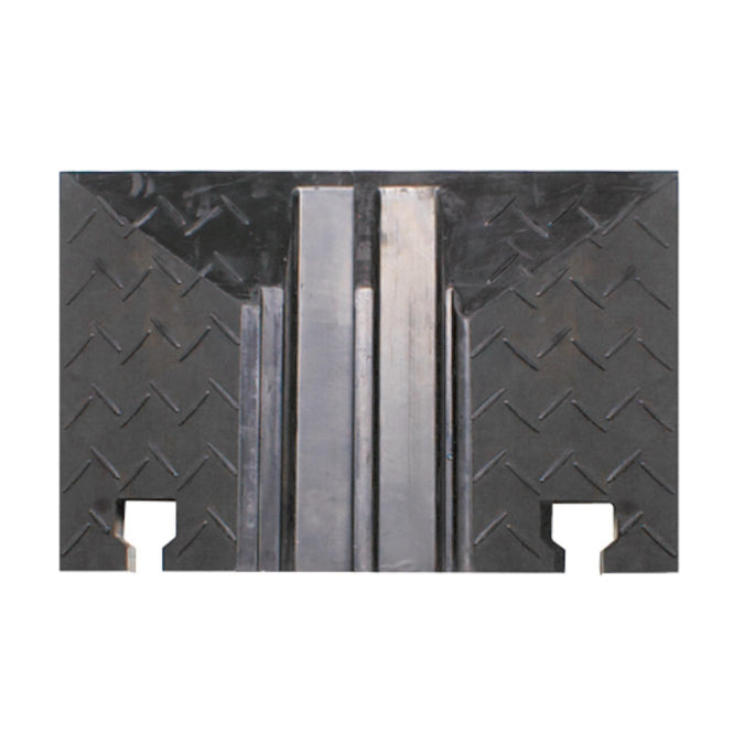 Walther Endstück z. Kabelbrücke 39870022 2 Kanal 150x250x48mm für 39870020