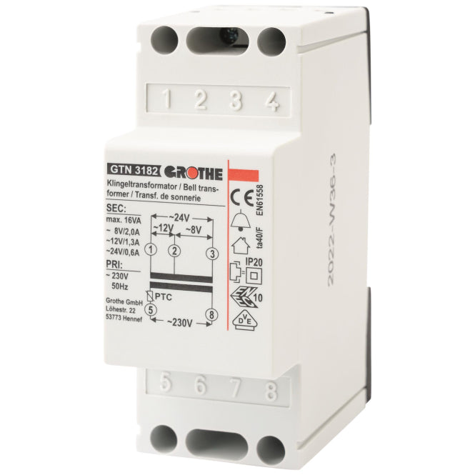 GRO Trafo 8/12/24V 14082 GT 3182 2,0/1,3/0,6A REG