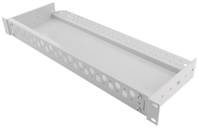 TEGA 19" Rangierverteiler Eco 100038998 V 1HE f.16 BNC Einbaukupp.(1x16)o.Kabele